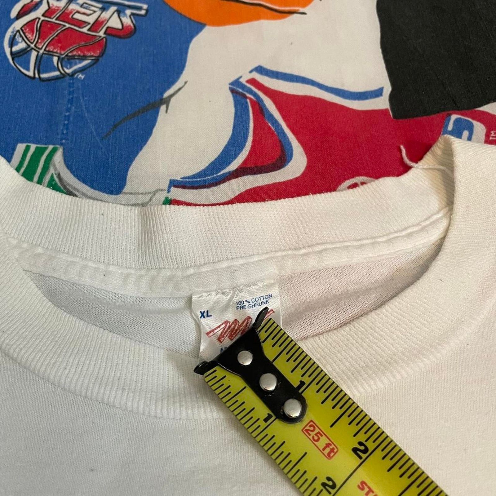 NBA × Vintage Vintage 90s NBA Reggie Theus Orlando Magic Basketball Tee Size US XL / EU 56 / 4 - 4 Thumbnail
