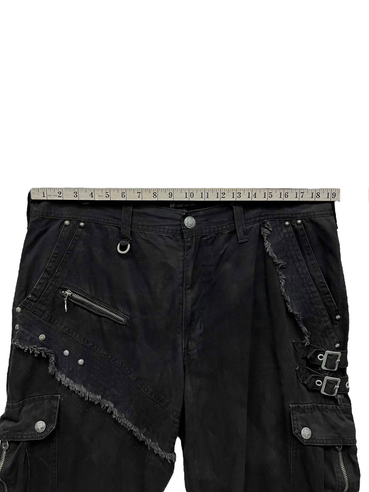 In The Attic × Seditionaries 🔥NEO-PUNK💥IN THE ATTIC Seditionaries Zipper Buckles Cargo Size US 38 / EU 54 - 7 Thumbnail