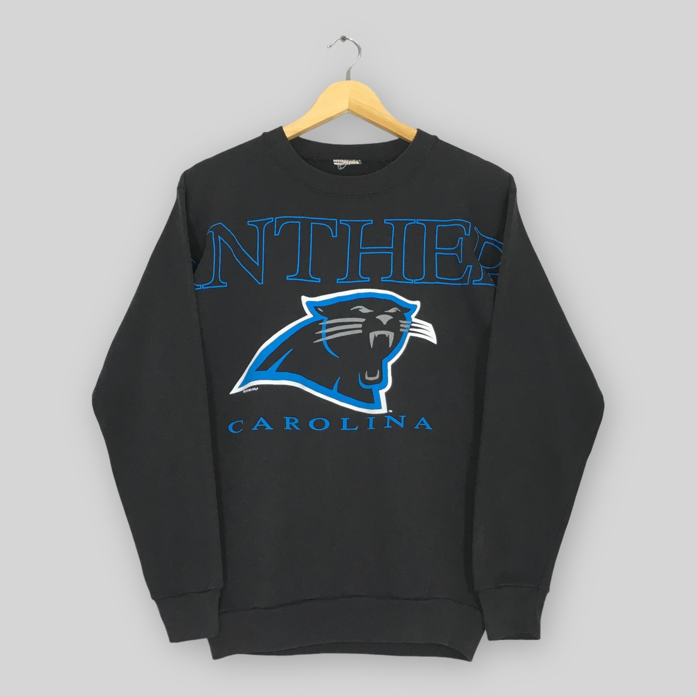 NFL × Vintage RARE Vintage 90s Carolina Panthers NFL Sweatshirt Small Size US S / EU 44-46 / 1 - 1 Thumbnail