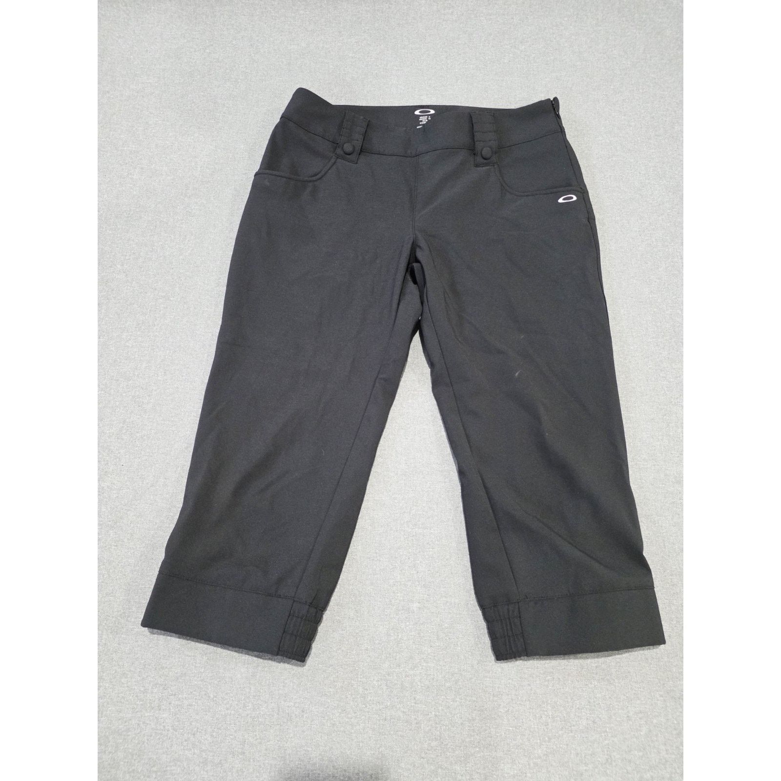 Oakley Oakley Palm Capri Womens 6 Black Hydrolix Golf Pants Elastic Size 28" / US 6 / IT 42 - 1 Thumbnail