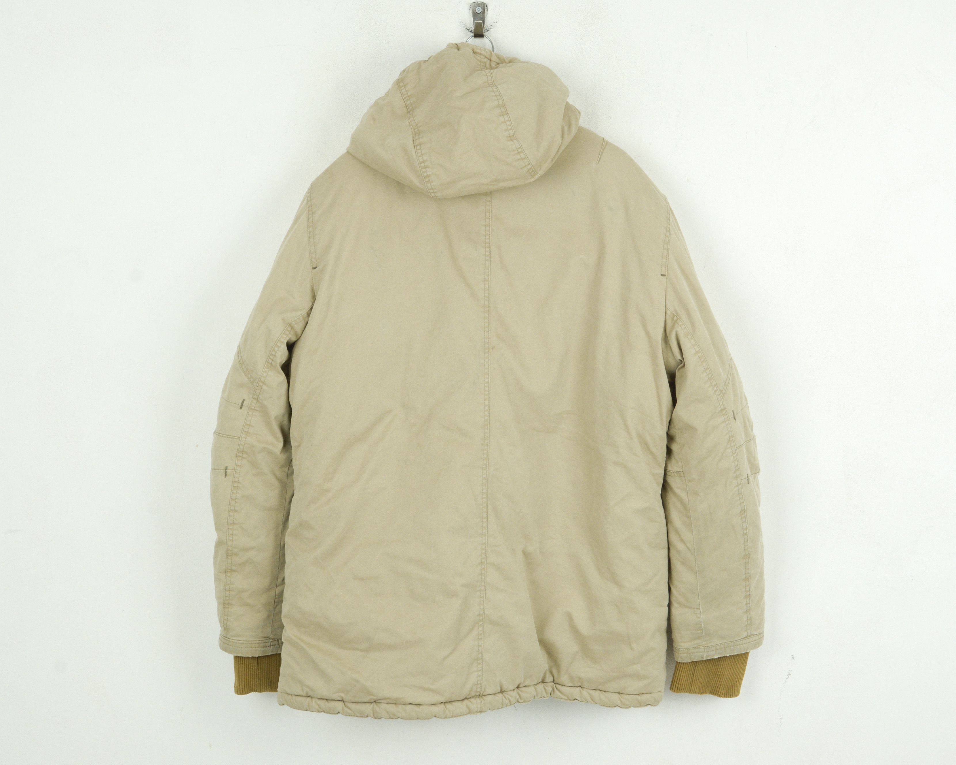 G-Star Men's Field Hooded Parka XL Jacket Coat Insulated Beige Size US XL / EU 56 / 4 - 4 Thumbnail
