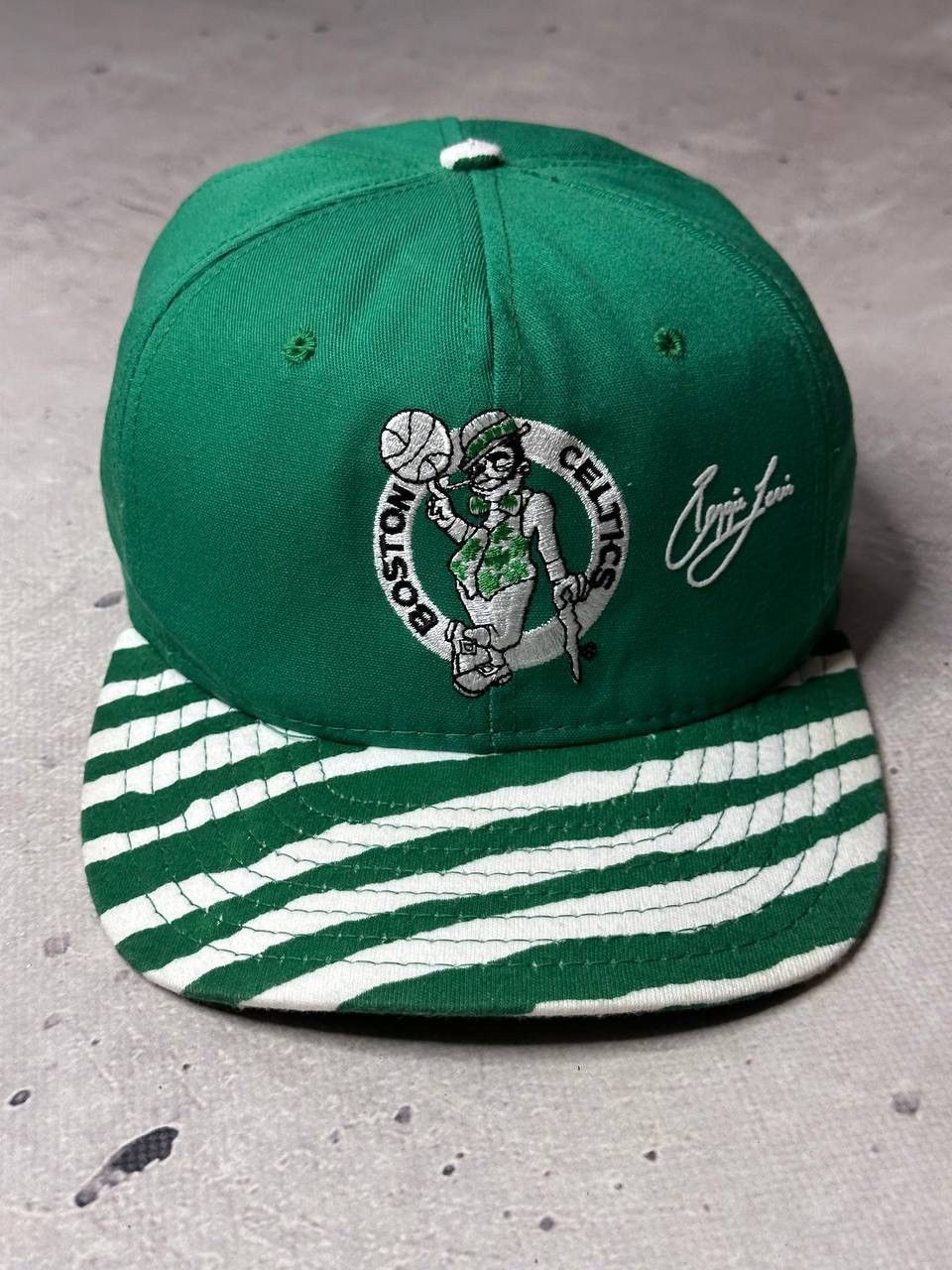 NBA × Vintage Larry Bird Boston Celtics Made in USA SnapBack Cap Rare 90s Size ONE SIZE - 2 Thumbnail