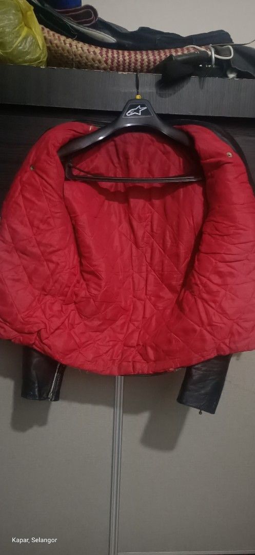Genuine Leather × Vintage Punk biker double collar leather jacket Size US M / EU 48-50 / 2 - 8 Thumbnail