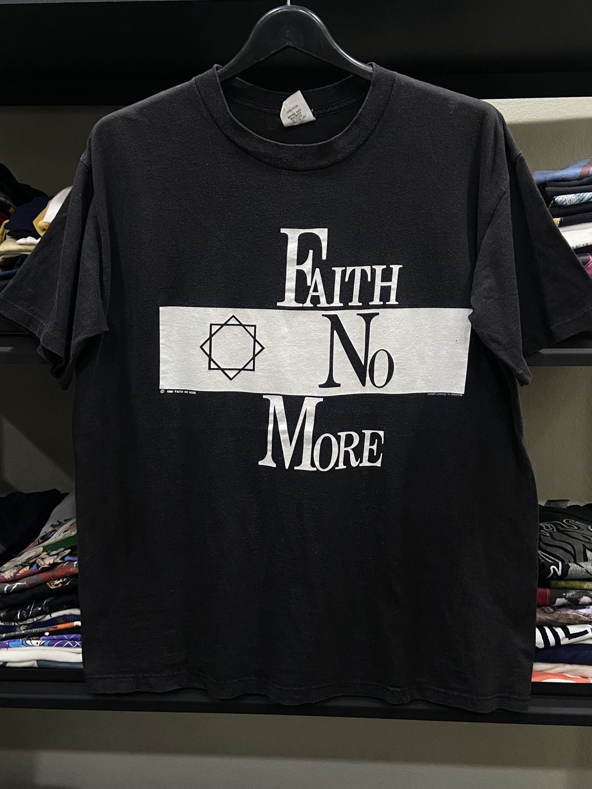 Band Tees × Vintage Vintage 1990s FAITH NO MORE THE REAL THING Tour Band TShirt Size US XL / EU 56 / 4 - 1 Thumbnail