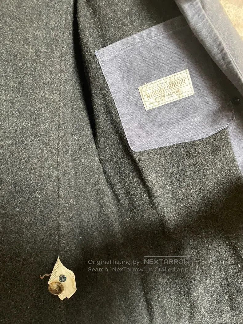 Neighborhood NBHD Gray Workwear Cotton Coat. Size US S / EU 44-46 / 1 - 6 Thumbnail
