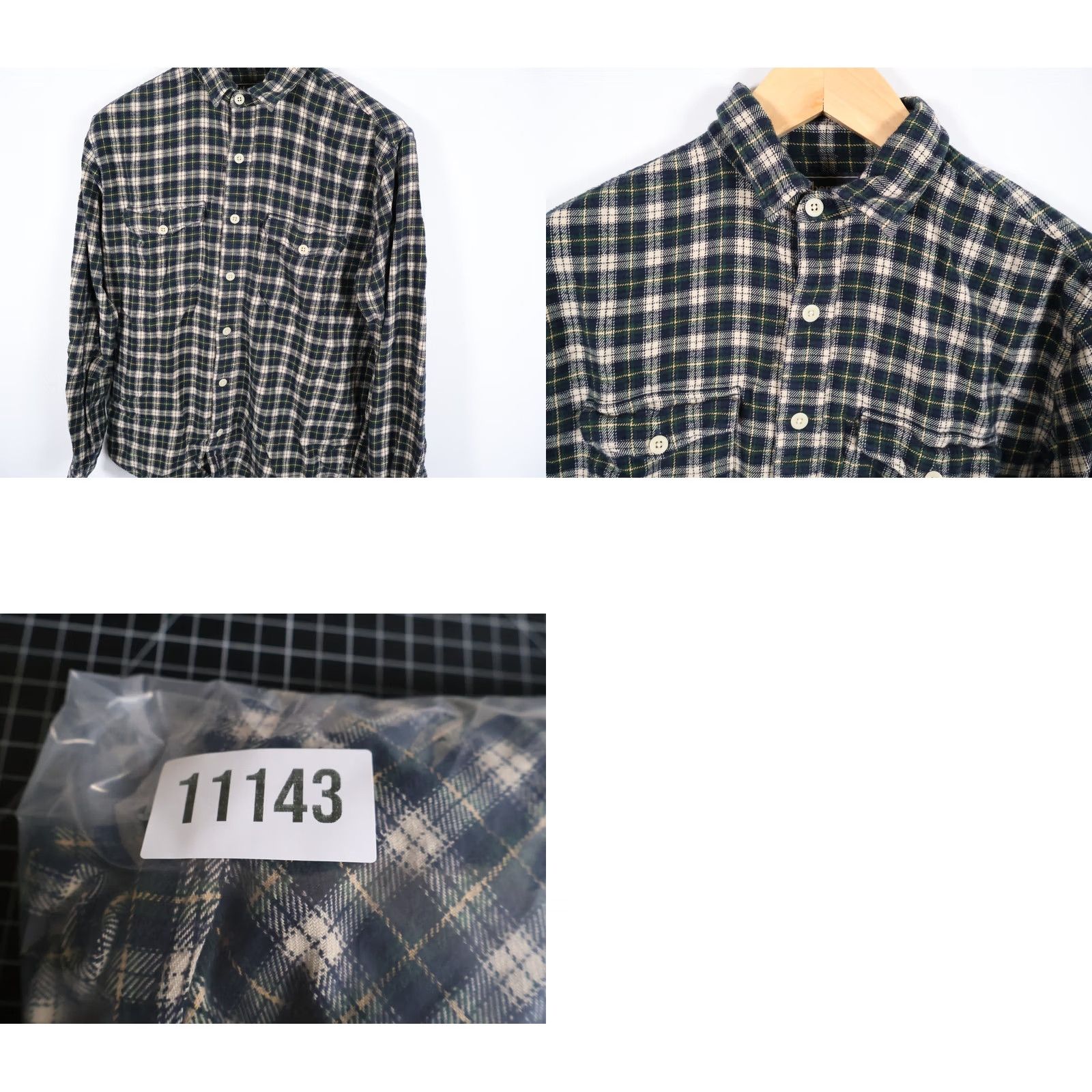 Abercrombie & Fitch Abercrombie & Fitch Button-Up Shirt Men's Medium Green Blue Plaid Flannel Relaxed Fit Size US M / EU 48-50 / 2 - 8 Thumbnail