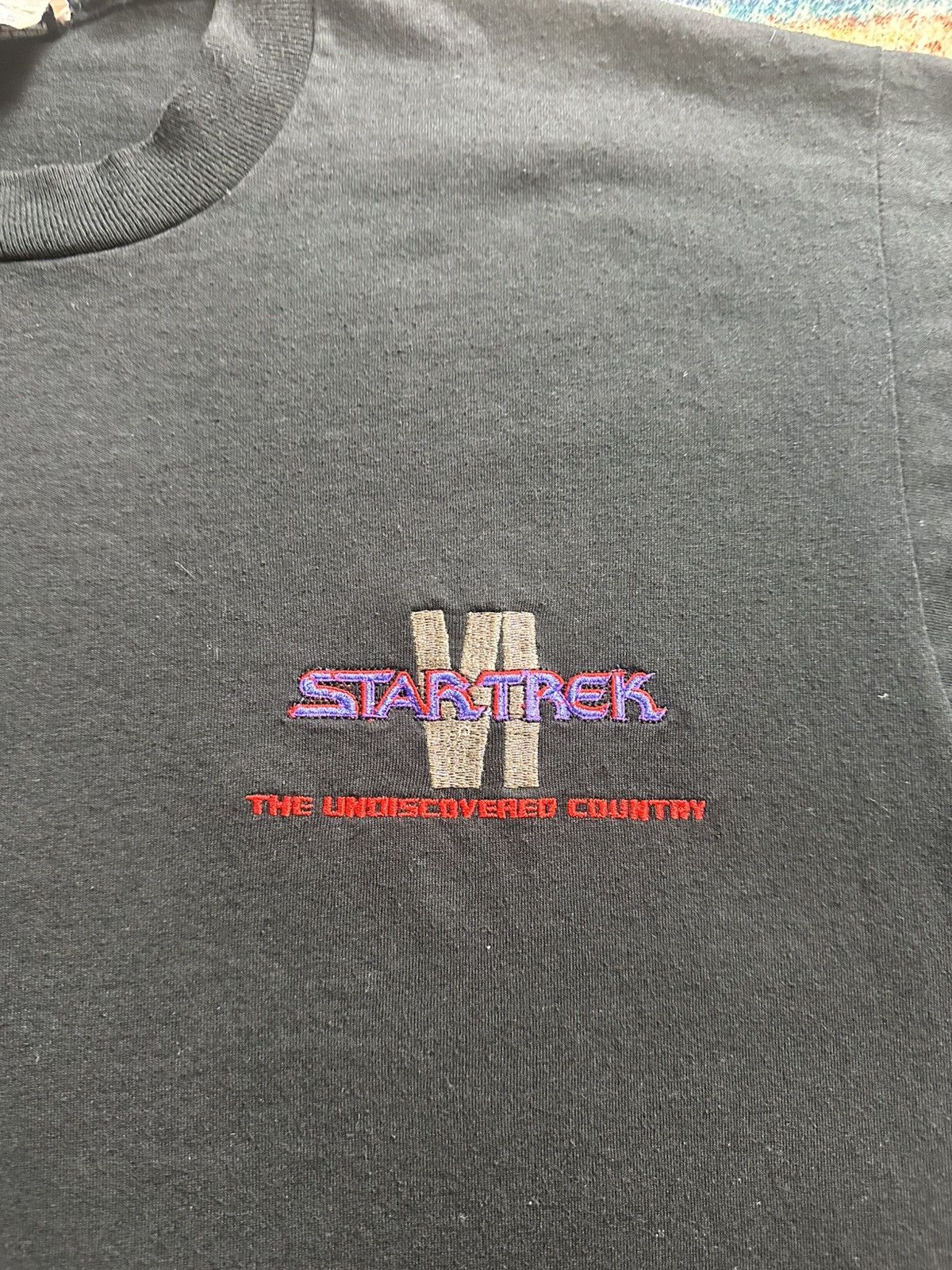 Vintage Vintage Star Trek VI Logo T-shirt Size XL Size US XL / EU 56 / 4 - 5 Thumbnail