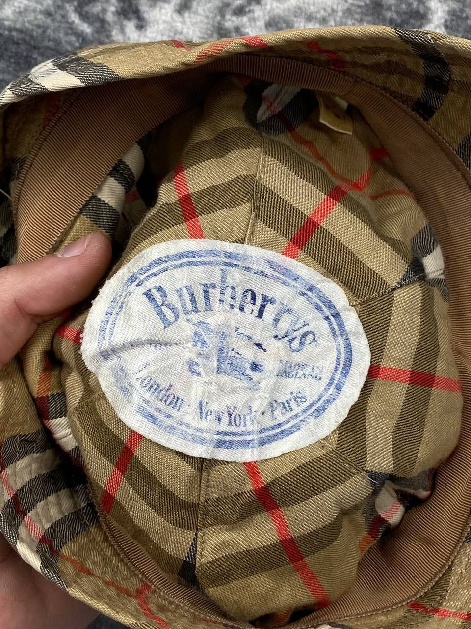 Burberry Vintage Burberrys Bucket Hat Nova Check Women Size ONE SIZE - 9 Thumbnail