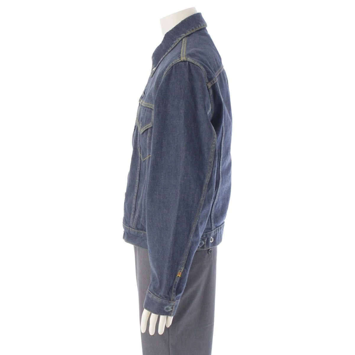 Yohji Yamamoto Yohji Yamamoto POUR HOMME 3rd Third Type Denim Jacket Size US XXL / EU 58 / 5 - 3 Thumbnail