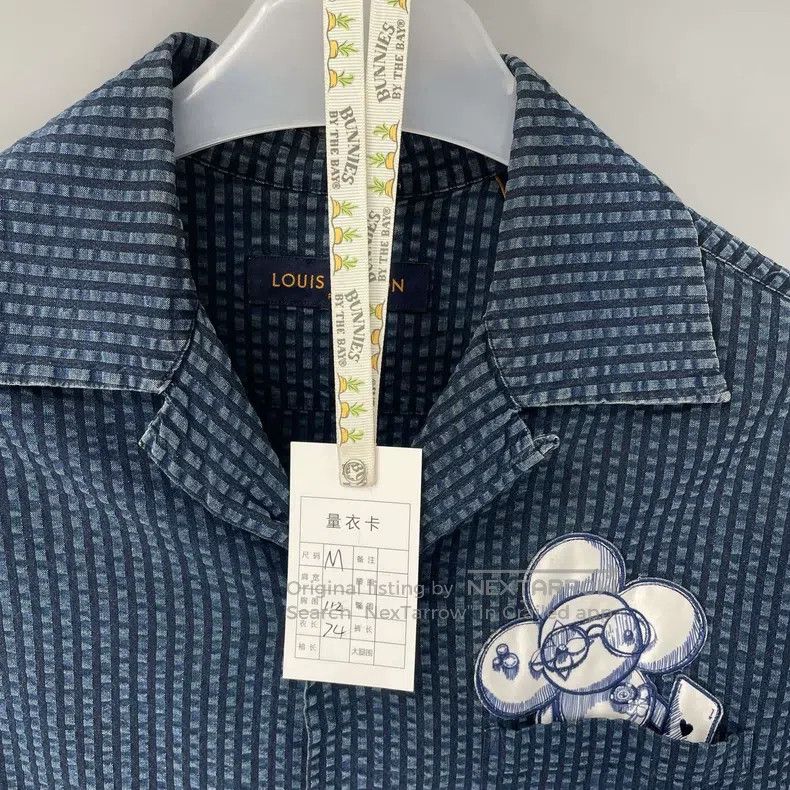 Louis Vuitton Louis Vuitton Sunflower Waffle Solid Short Sleeve Shirt Size US M / EU 48-50 / 2 - 5 Thumbnail