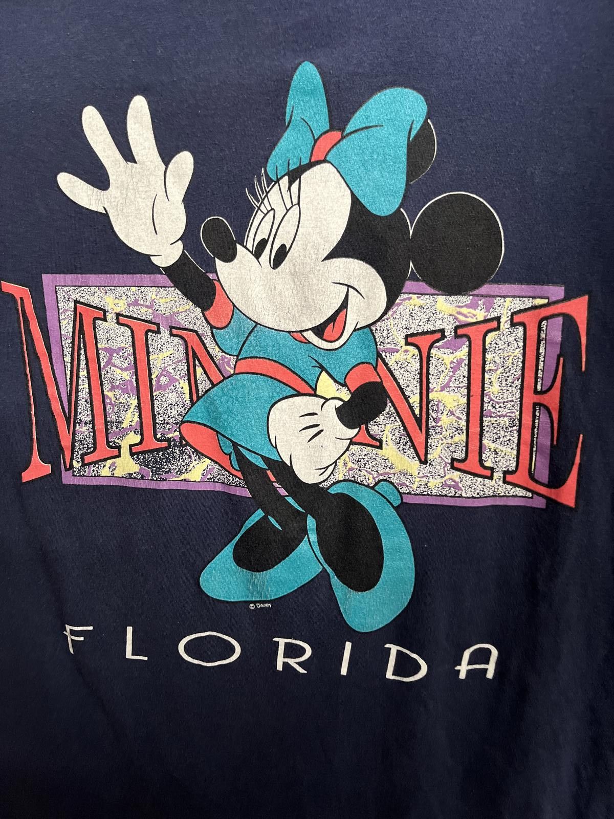 Designer VTG Cute Minnie Mouse Florida T-shirt - Sherry MFG Tee - L Size US L / EU 52-54 / 3 - 3 Thumbnail