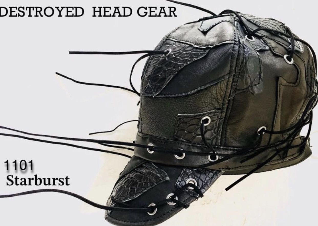 Yasuyuki Ishii Yasuyuki Ishii DESTROYED HEAD GEAR HAT CAP Size ONE SIZE - 4 Thumbnail