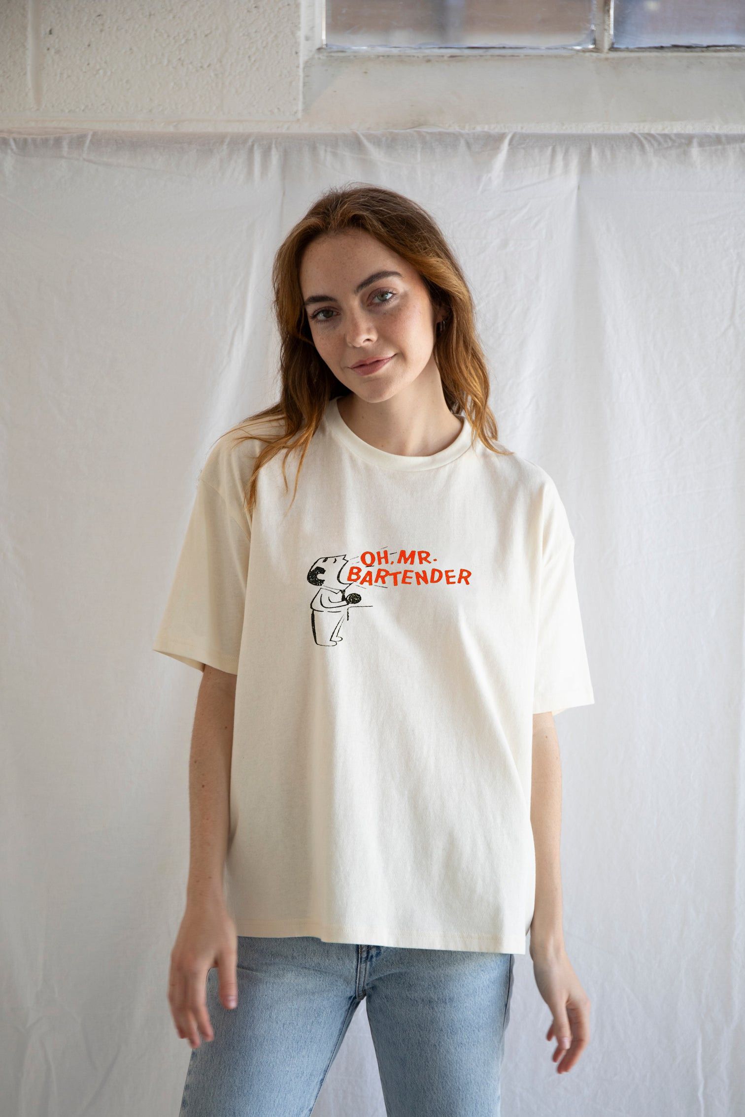 Designer × Vintage Oh Mr Bartender Tee – Retro Cool with a Twist of 90s Vibe Size M / US 6-8 / IT 42-44 - 1 Thumbnail