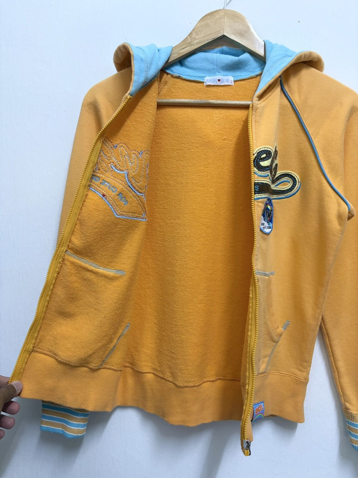 Angel Blue 2000’s Angel Blue “ For Cute Girl “ Oren L/S Hoodie Zipper Size M / US 6-8 / IT 42-44 - 8 Thumbnail