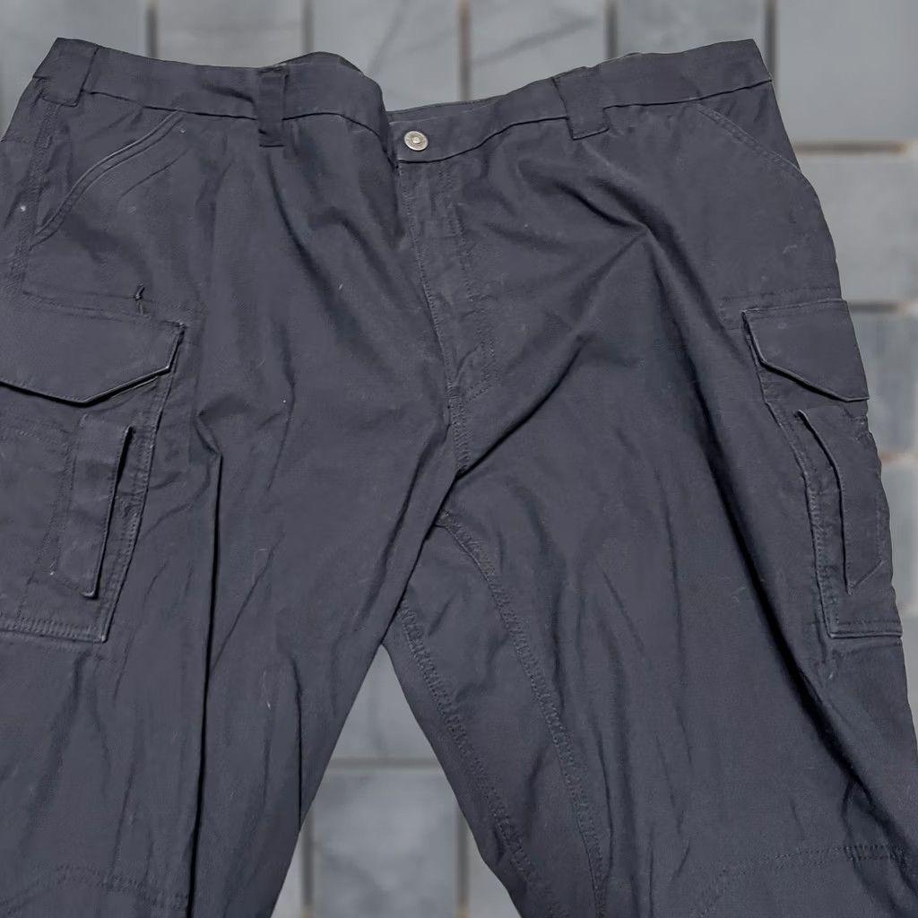 Vintage First Tactical Pants Mens 52 (52x32.5) Navy Blue Cargo Straight Fit Ripstop Size US 36 / EU 52 - 1 Thumbnail