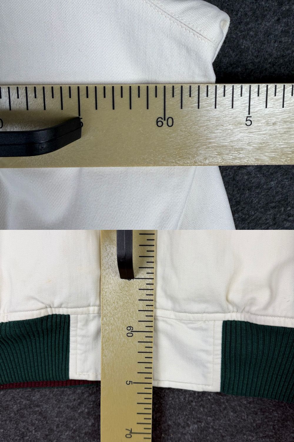 Polo Ralph Lauren 90s Polo Ralph Lauren HK Made Cream Varsity Blouson Jacket Size US M / EU 48-50 / 2 - 14 Thumbnail