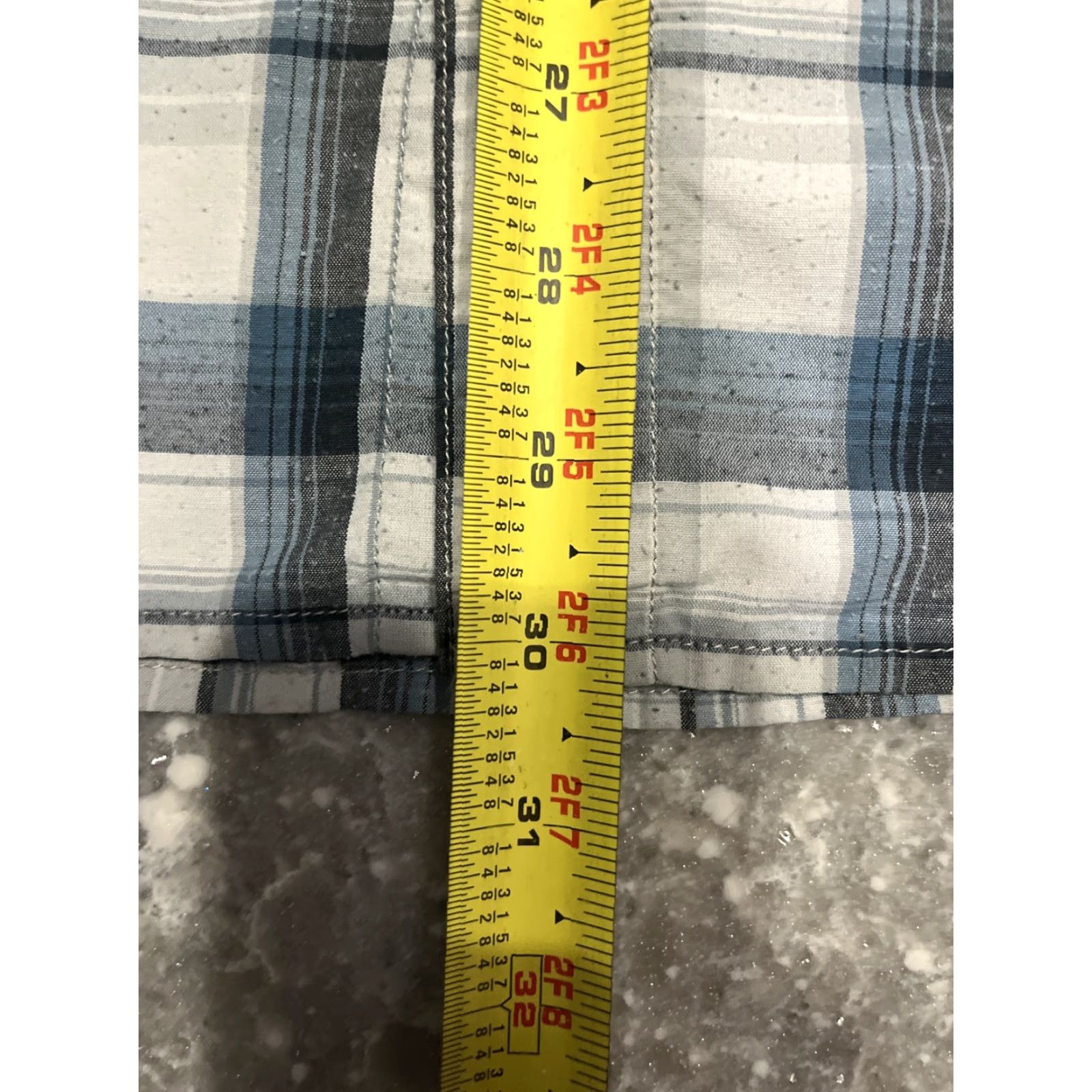 Vintage KUHL Styk Shirt Mens XL Blue Plaid Button Up Tapered Fit Short Sleeve Clothing Size US XL / EU 56 / 4 - 6 Thumbnail