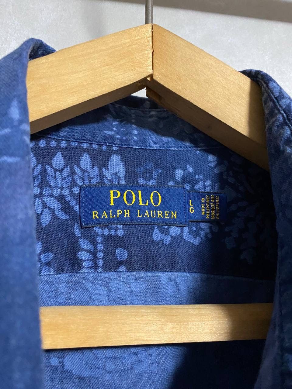 Japanese Brand × Polo Ralph Lauren Polo Ralph Lauren Distressed Bandana Shirt Size US L / EU 52-54 / 3 - 4 Thumbnail