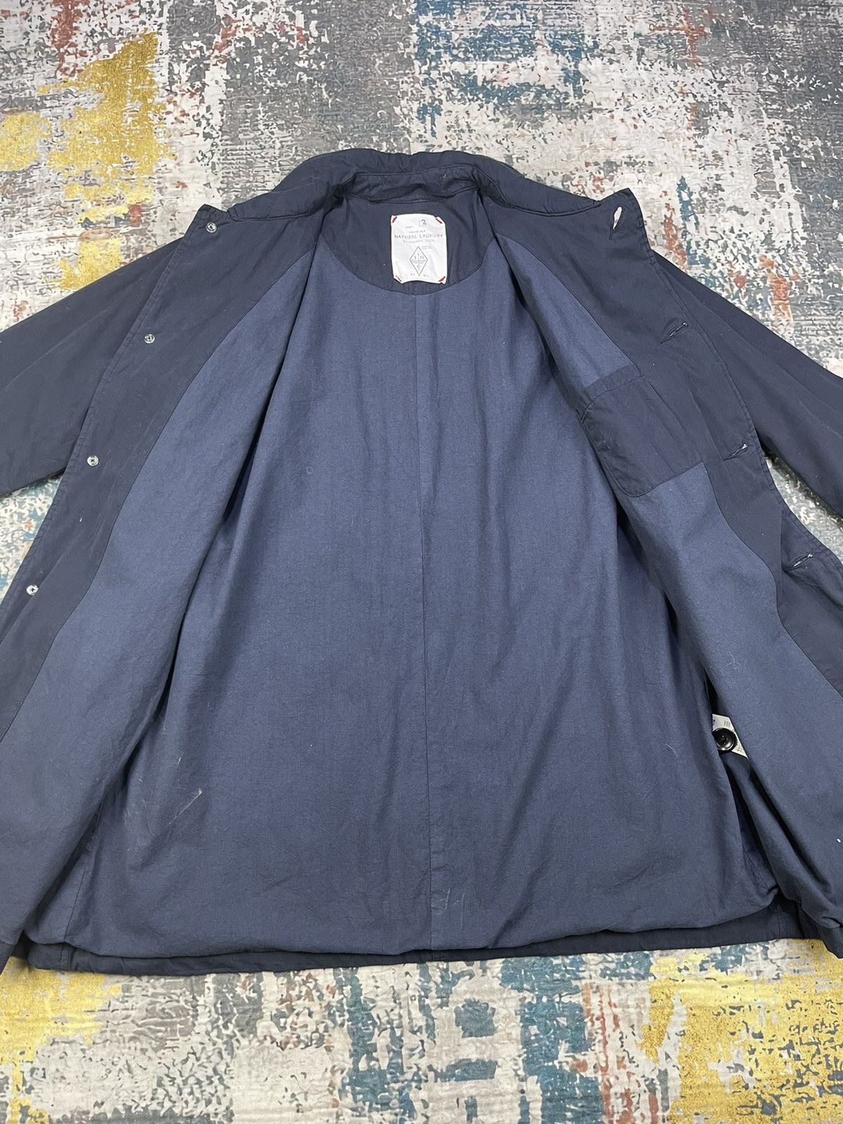 Japanese Brand Natural Laundry Navy Parka Coach Jacket Size US M / EU 48-50 / 2 - 10 Thumbnail