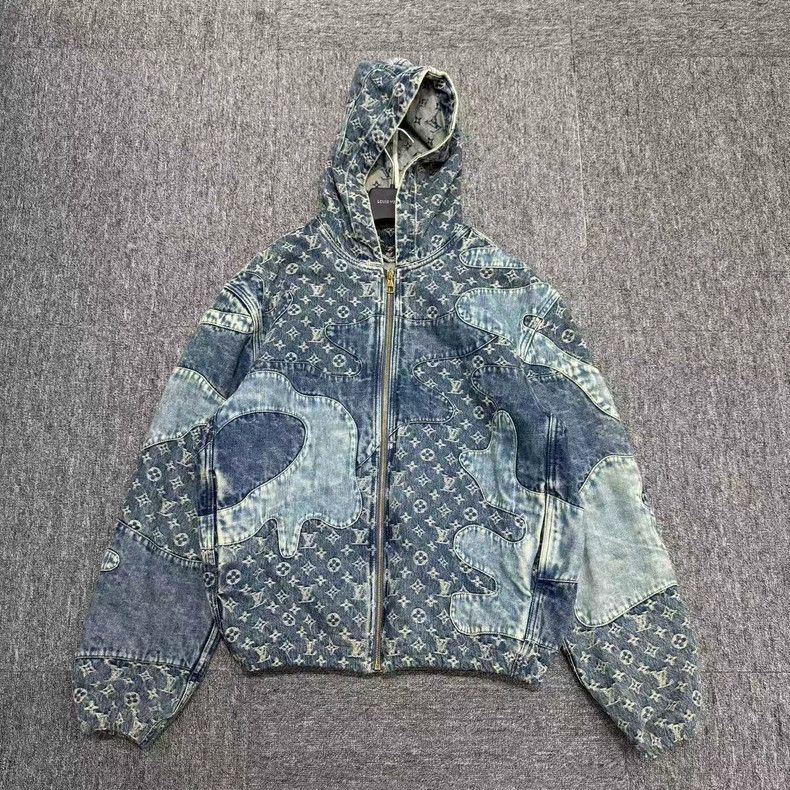 Louis Vuitton Louis Vuitton Structured paneled denim jacket 2501-Nextarro Size US M / EU 48-50 / 2 - 1 Thumbnail