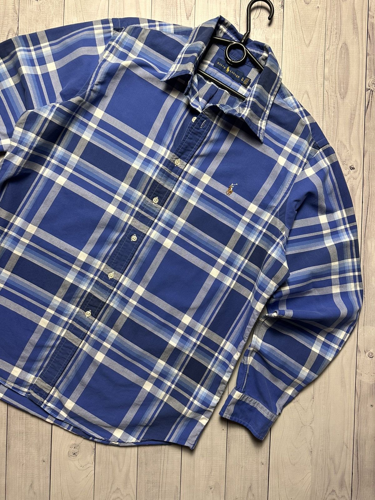 Polo Ralph Lauren × Vintage Vintage Polo Ralph Lauren plaid shirt size XL Size US XL / EU 56 / 4 - 2 Thumbnail