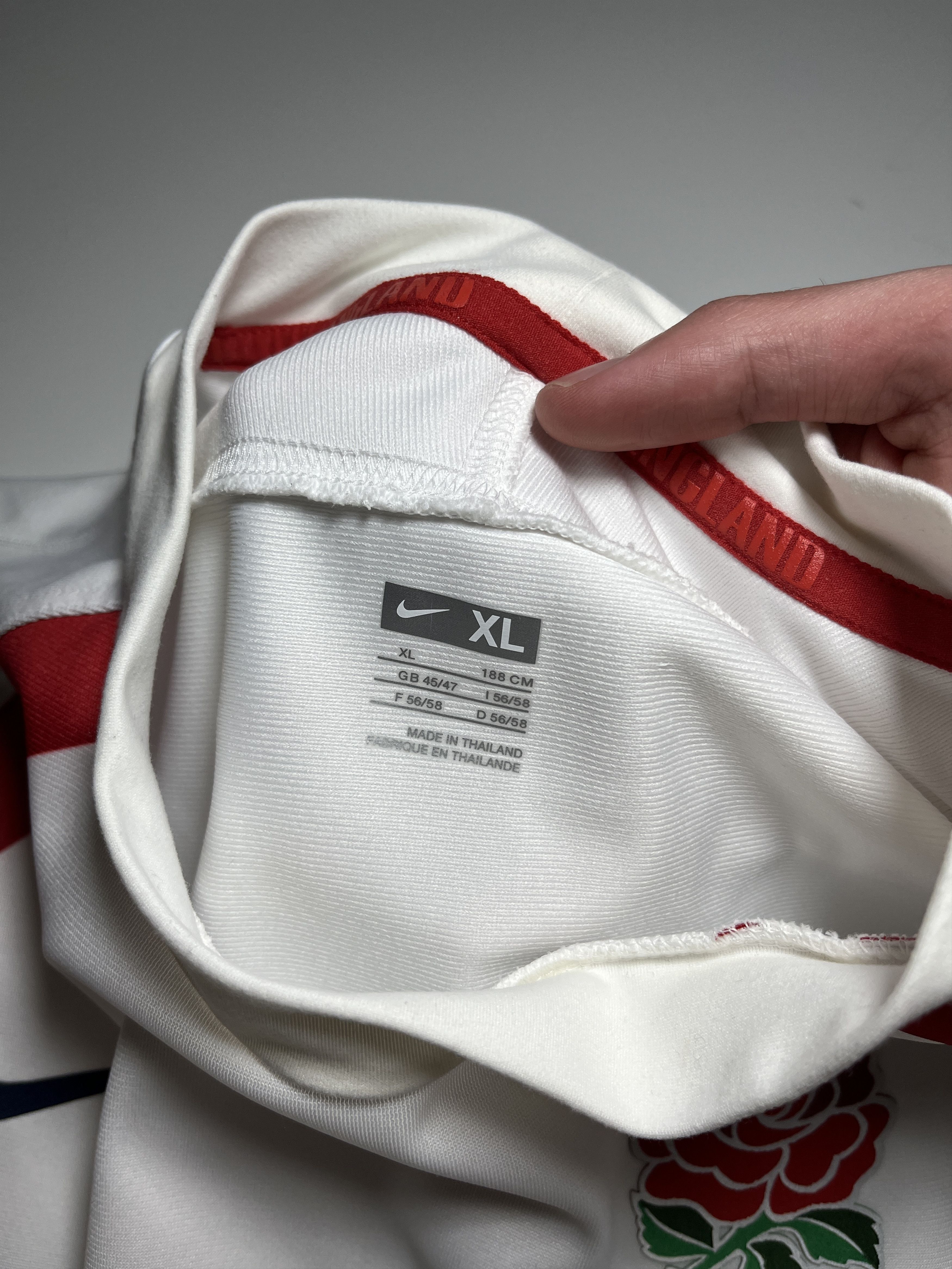 Nike × Vintage Nike England National Rugby Union Team 2007-2009 Jersey Size US XL / EU 56 / 4 - 11 Thumbnail