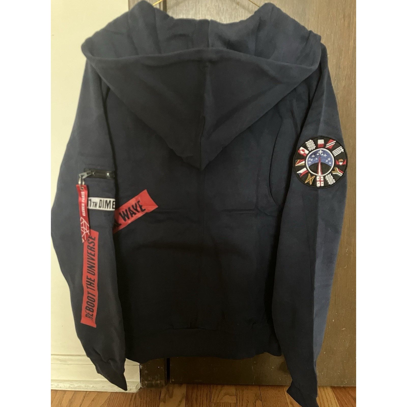 Eleven Paris Eleven Paris Magala 'Defy Gravity' Patch Hoodie - Navy - S Size US S / EU 44-46 / 1 - 4 Thumbnail