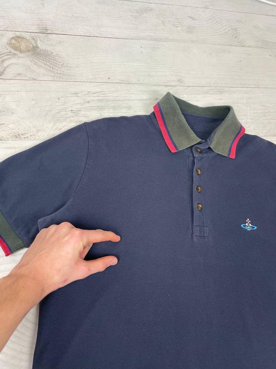 Vivienne Westwood Vivienne Westwood Polo Shirt Logo Orb Size US XL / EU 56 / 4 - 7 Thumbnail
