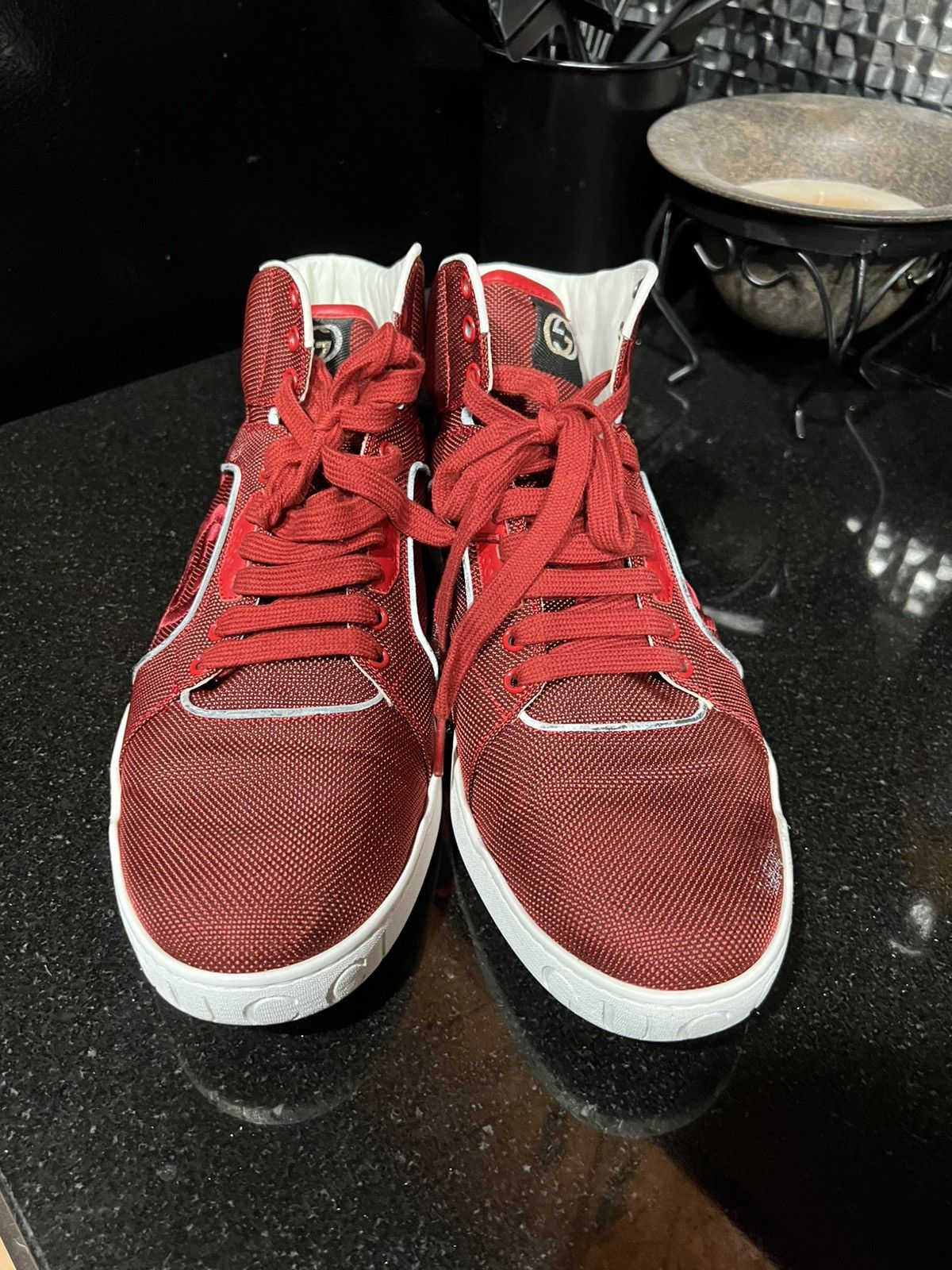 Gucci Gucci high top sneakers Size US 13 / EU 46 - 4 Thumbnail