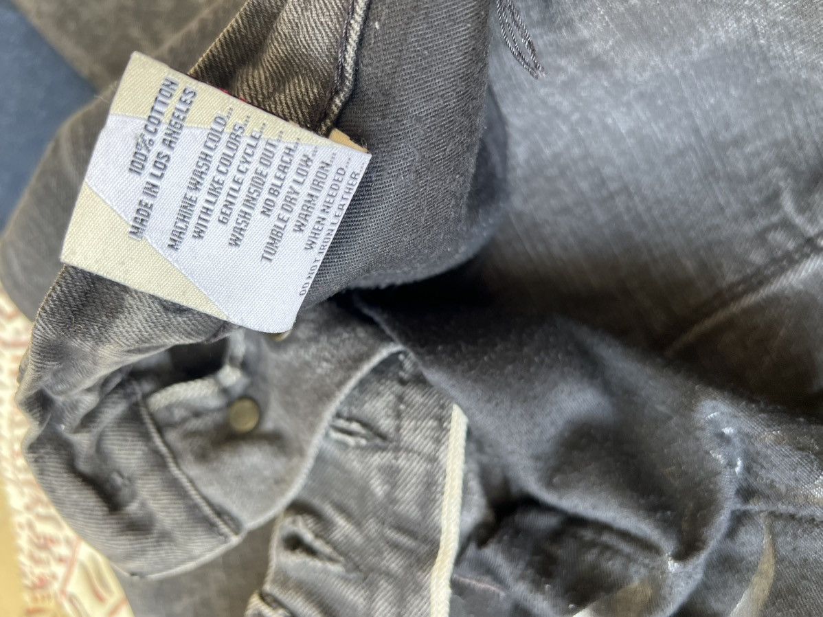 MATiAS MATIAS Los Angeles Fade Black Waxed Denim Selvedge Jeans Size US 32 / EU 48 - 25 Thumbnail