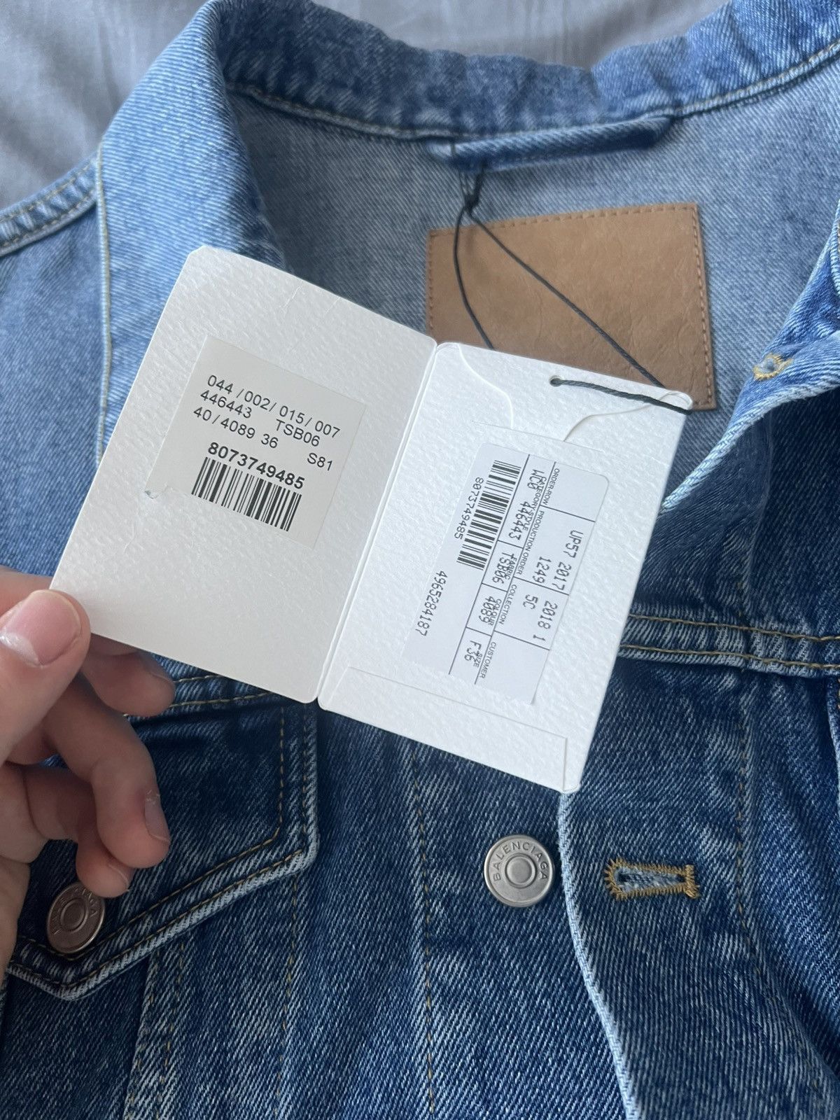 Balenciaga Balenciaga Swing Denim Jacket Size XS / US 0-2 / IT 36-38 - 5 Thumbnail