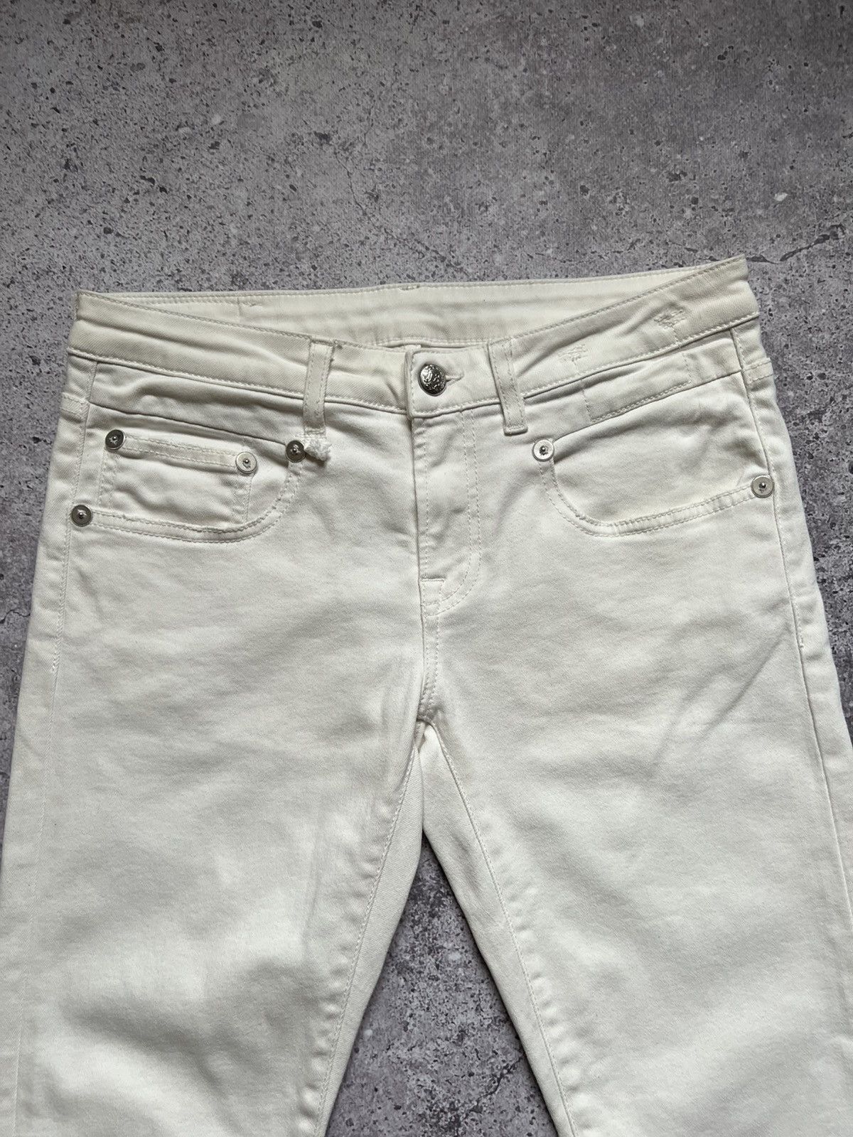 R13 R13 Women Pants Boy Skinny White Size 26" / US 2 / IT 38 - 3 Thumbnail