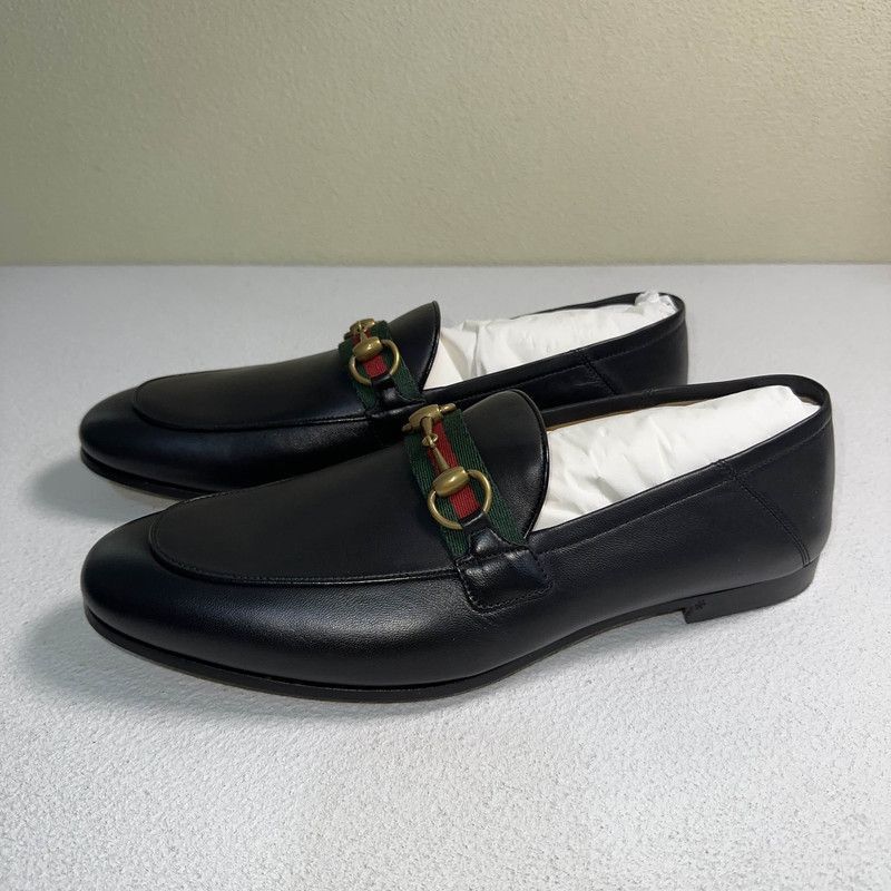 Gucci Gucci Leather Horsebit Loafers for Men - Size US 9.5 / EU 42-43 - 1 Thumbnail