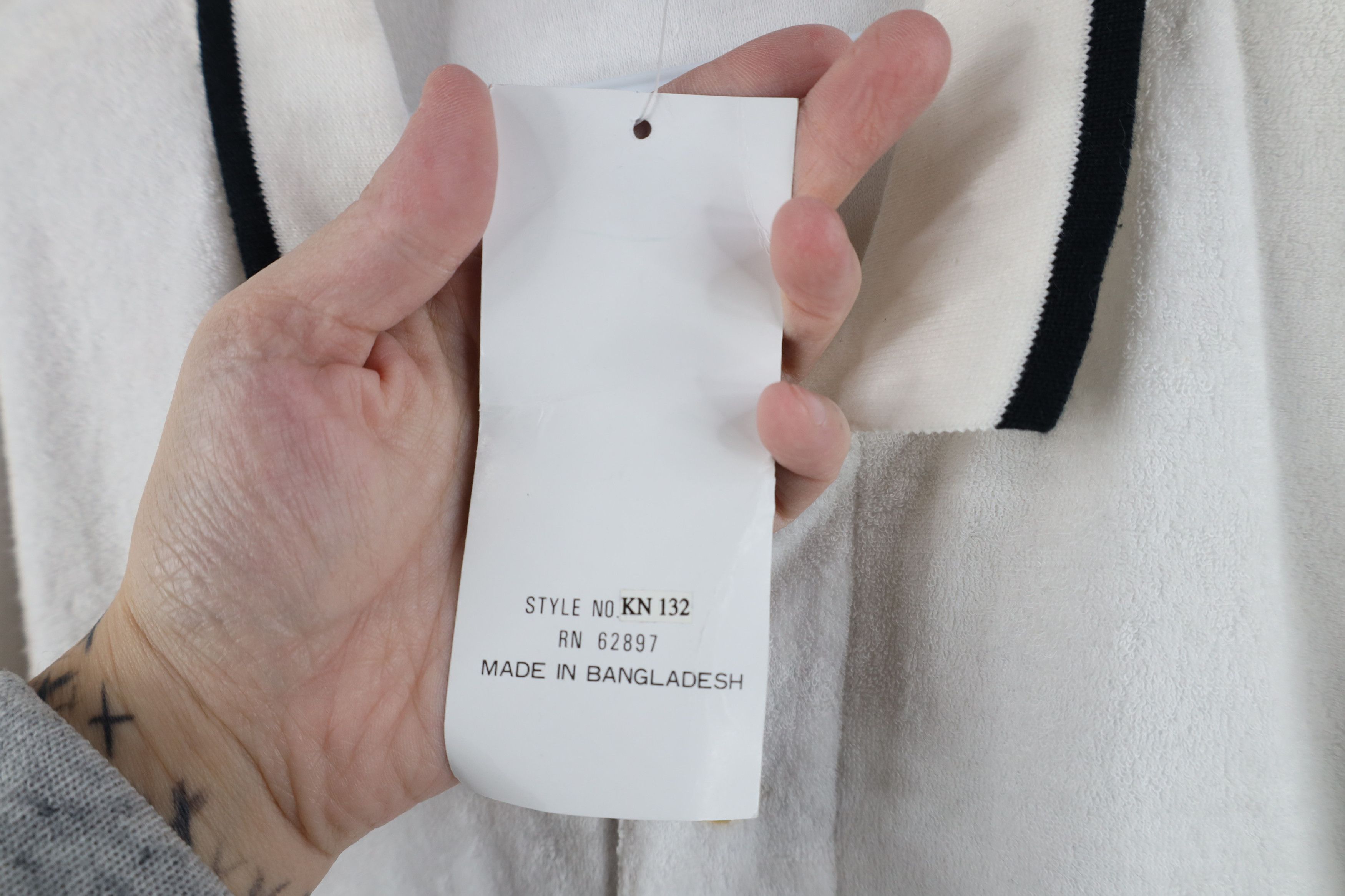 Vintage Deadstock Vintage 90s Y2K Streetwear Fit Golf Polo White Size US XL / EU 56 / 4 - 10 Thumbnail