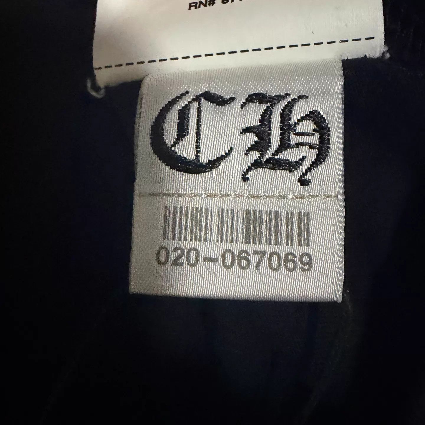 Chrome Hearts Chrome Hearts HK Exclusive Black LS Arm Vine Qilin Cross L Size US L / EU 52-54 / 3 - 6 Thumbnail