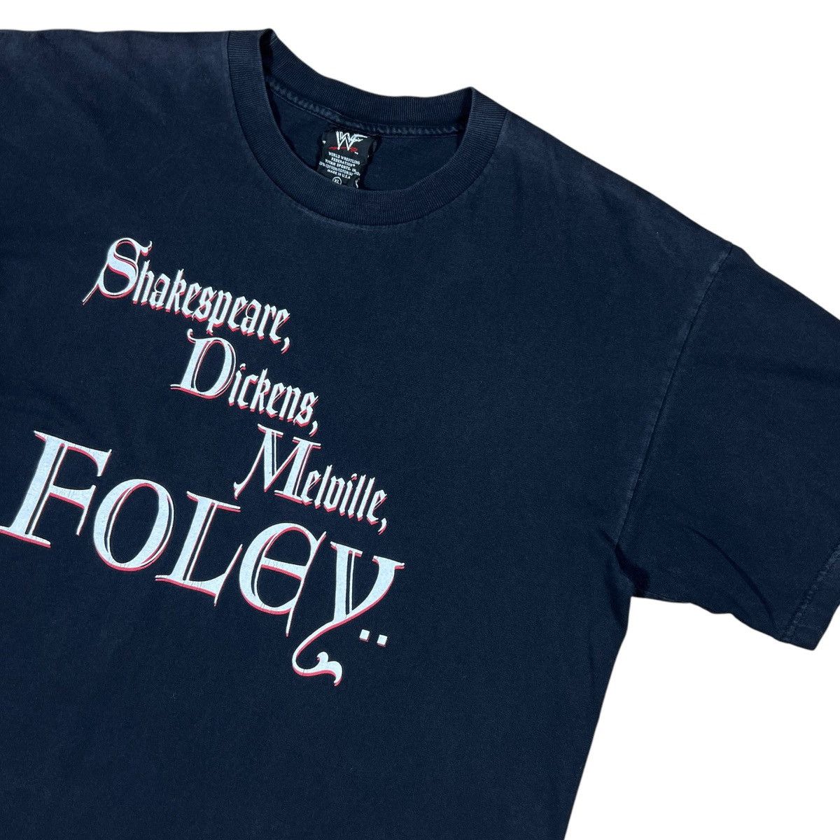 WWE 1999 MICK FOLEY WWF VINTAGE WRESTING SHIRT Size US XL / EU 56 / 4 - 4 Thumbnail