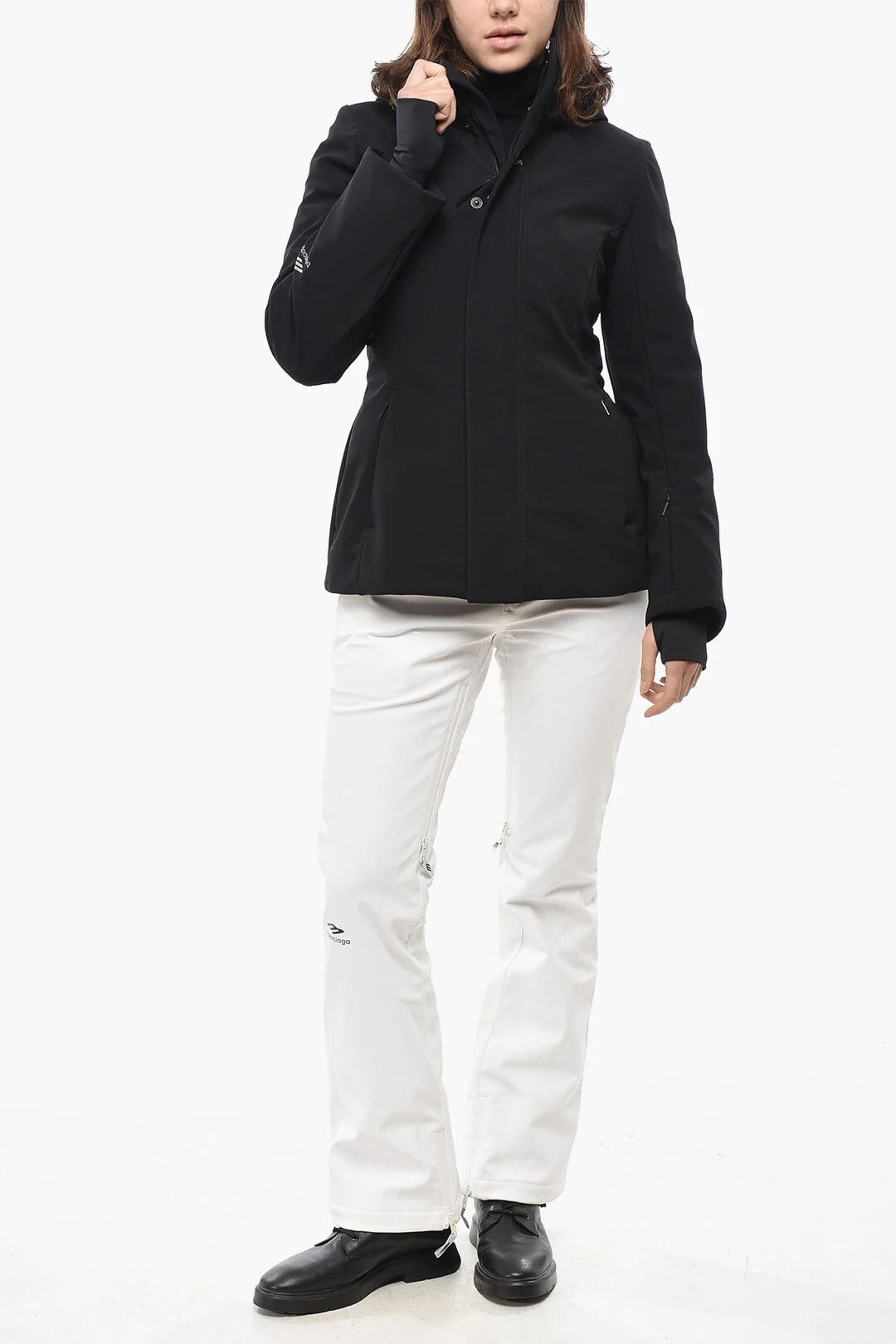 Balenciaga og1mm0326 Nylon Ski Jacket in Black Size M / US 6-8 / IT 42-44 - 4 Thumbnail