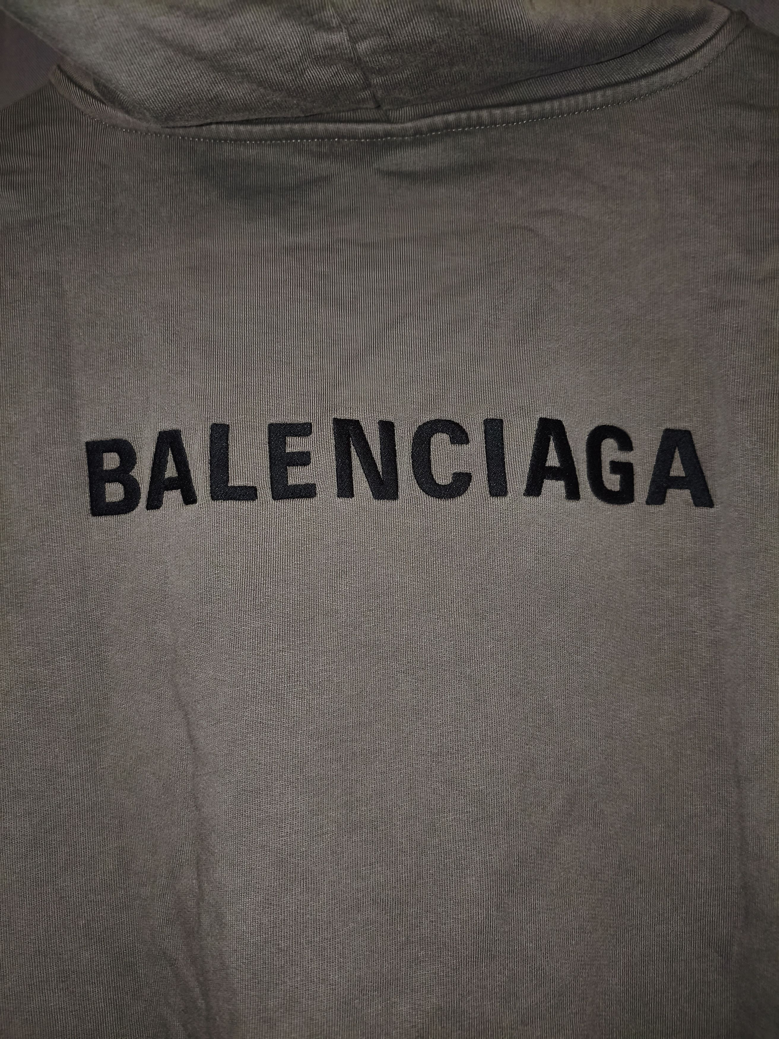Balenciaga Balenciaga Embroidered Classic Logo Gray Size US XL / EU 56 / 4 - 6 Thumbnail