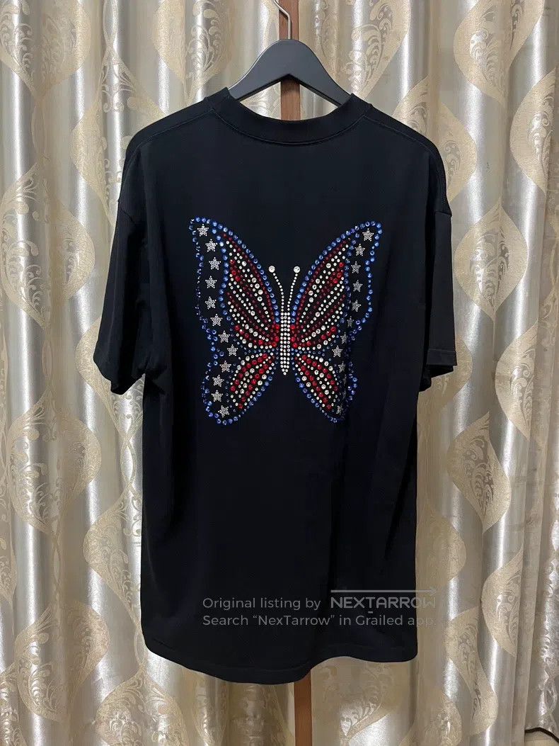 Vetements Vetements Crystal Butterfly Short Sleeve Size US XS / EU 42 / 0 - 2 Thumbnail