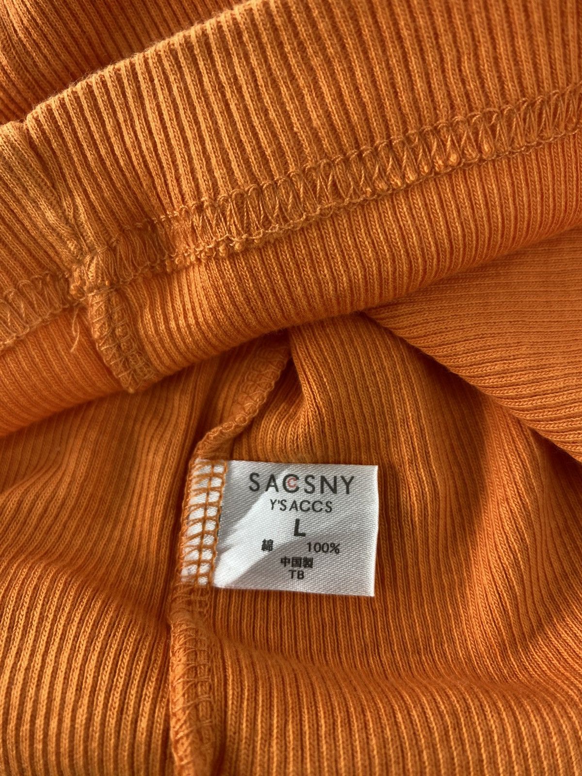 Yohji Yamamoto Yohji Yamamoto Saccsny Y’saccs Orange Tank Top Sleeveless Size US S / EU 44-46 / 1 - 6 Thumbnail