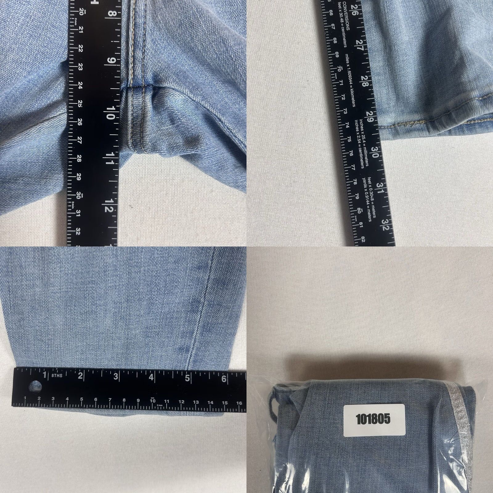 Levi's Levi's Classic Mid Rise Skinny Jeans Womens Size 28 W28 L30 Light Wash Stretch Blue Denim 5-Pocket Fit Mens Womens Girls? Size 28" / US 6 / IT 42 - 8 Thumbnail