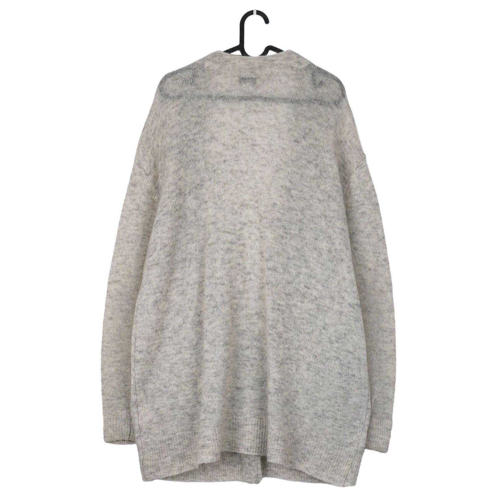 Acne Studios Acne Studios Raya Melange Gray Mohair Wool Cardigan Sweater Size XXS / US 00 / IT 34 - 3 Thumbnail