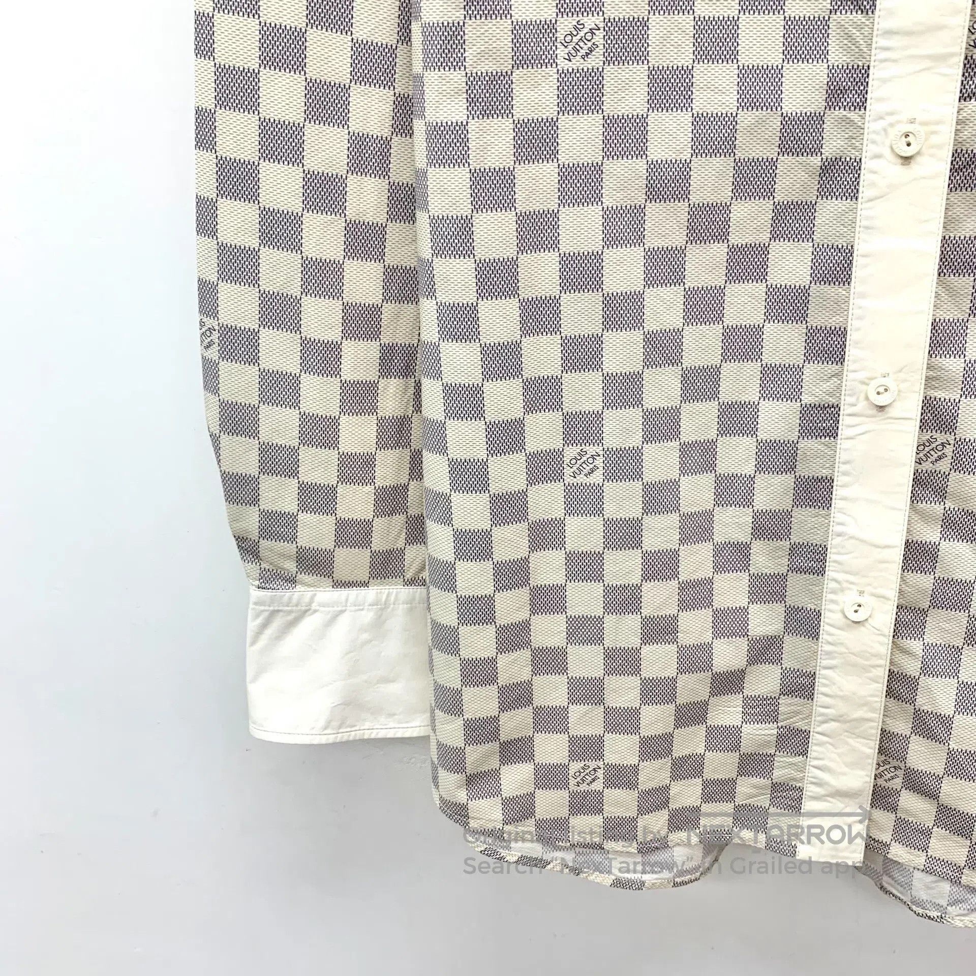Louis Vuitton Louis Vuitton Color-blocked checkered cotton collar single Size XS / US 0-2 / IT 36-38 - 4 Thumbnail