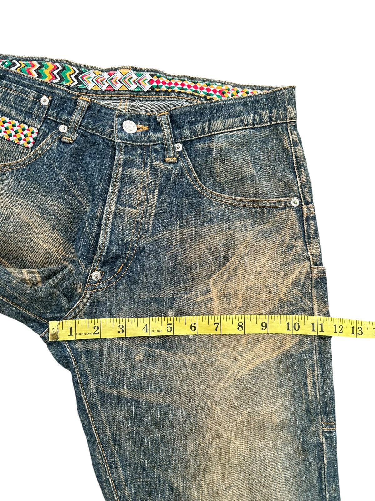 Kapital Japanese Brand Swagger Rusty Mudwash Buckle Back Denim Jeans Size US 32 / EU 48 - 23 Thumbnail