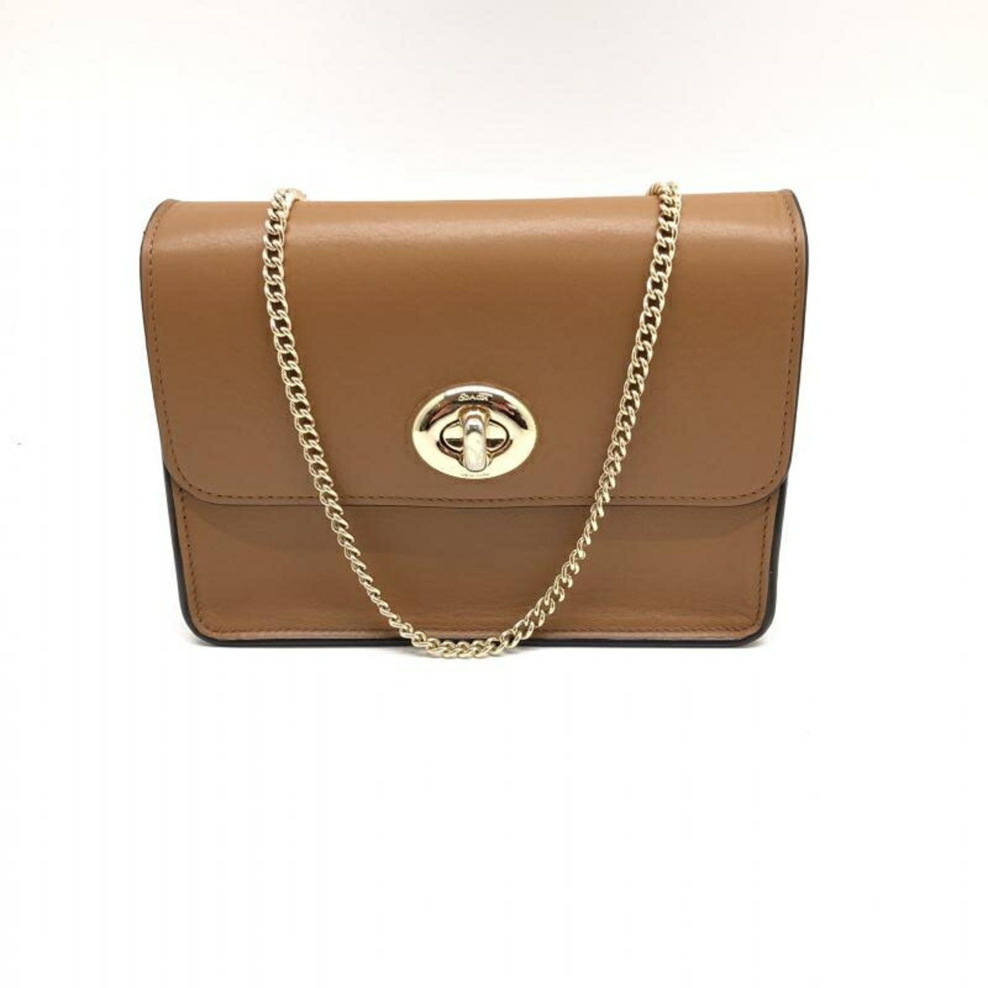 image of Coach Chain Shoulder Bag C1757-57714 Coach Brown, Women's
