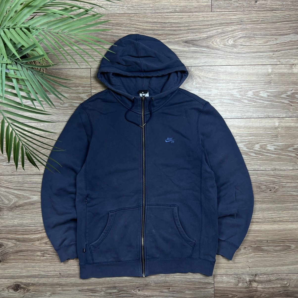 00s Nike SB Vintage Y2K Oversized Skateboard Zip Hoodie