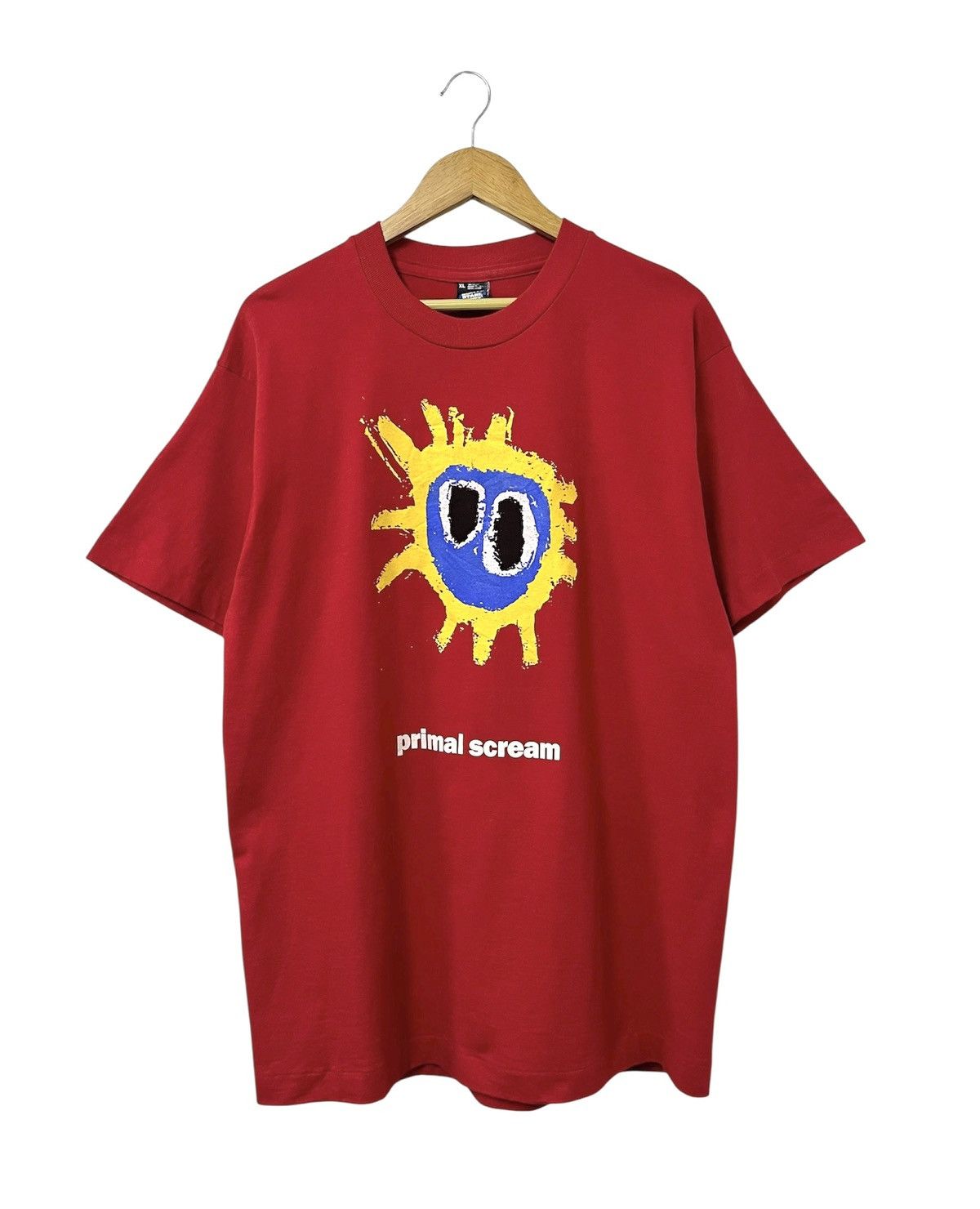 Band Tees VINTAGE 90s PRIMAL SCREAM SCREAMADELICA ROCK BAND TSHIRT Size US XL / EU 56 / 4 - 1 Thumbnail