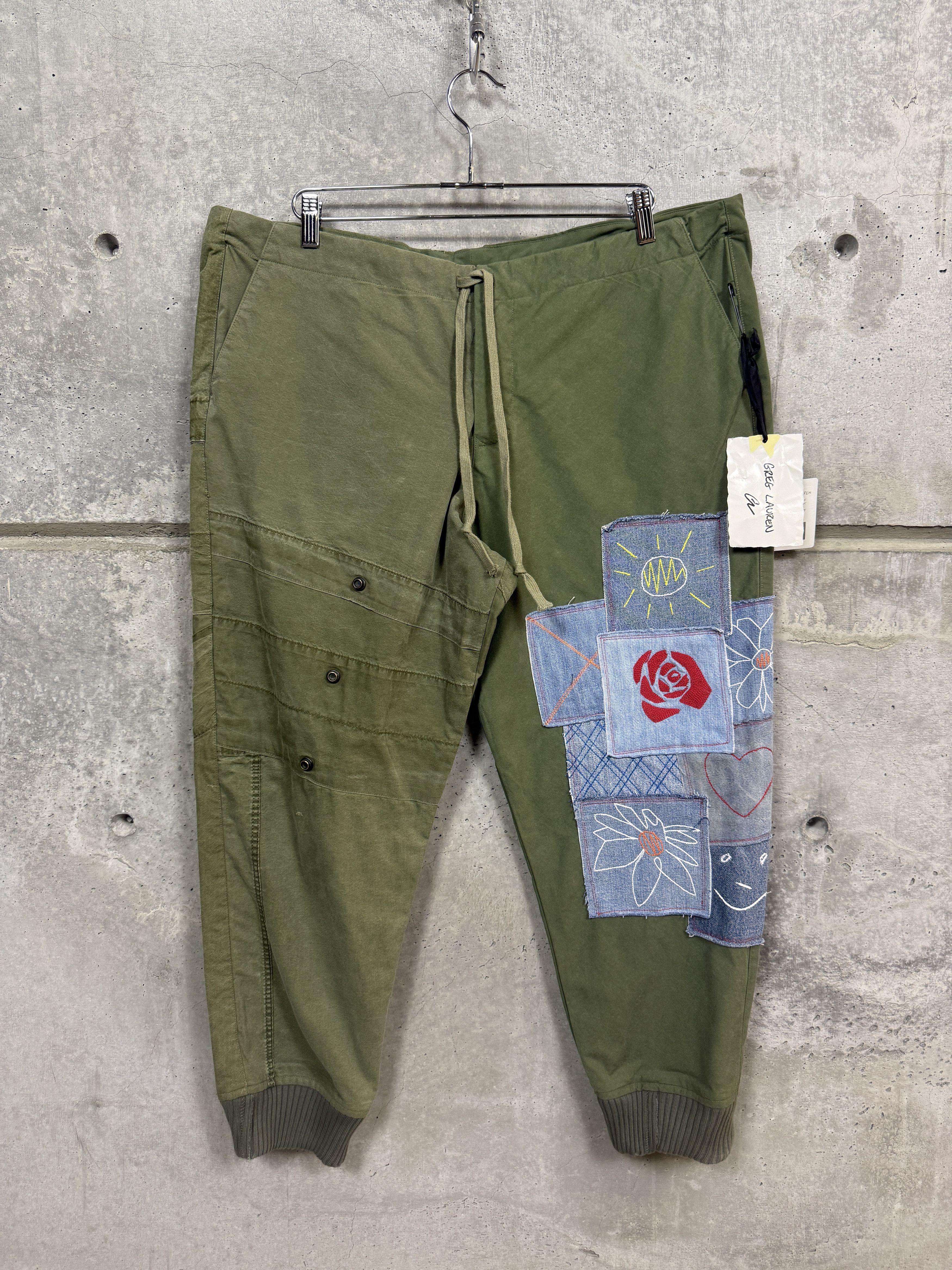 Greg Lauren $1250 Greg Lauren Patchwork Army Lounge Pant Size US 40 / EU 56 - 3 Thumbnail
