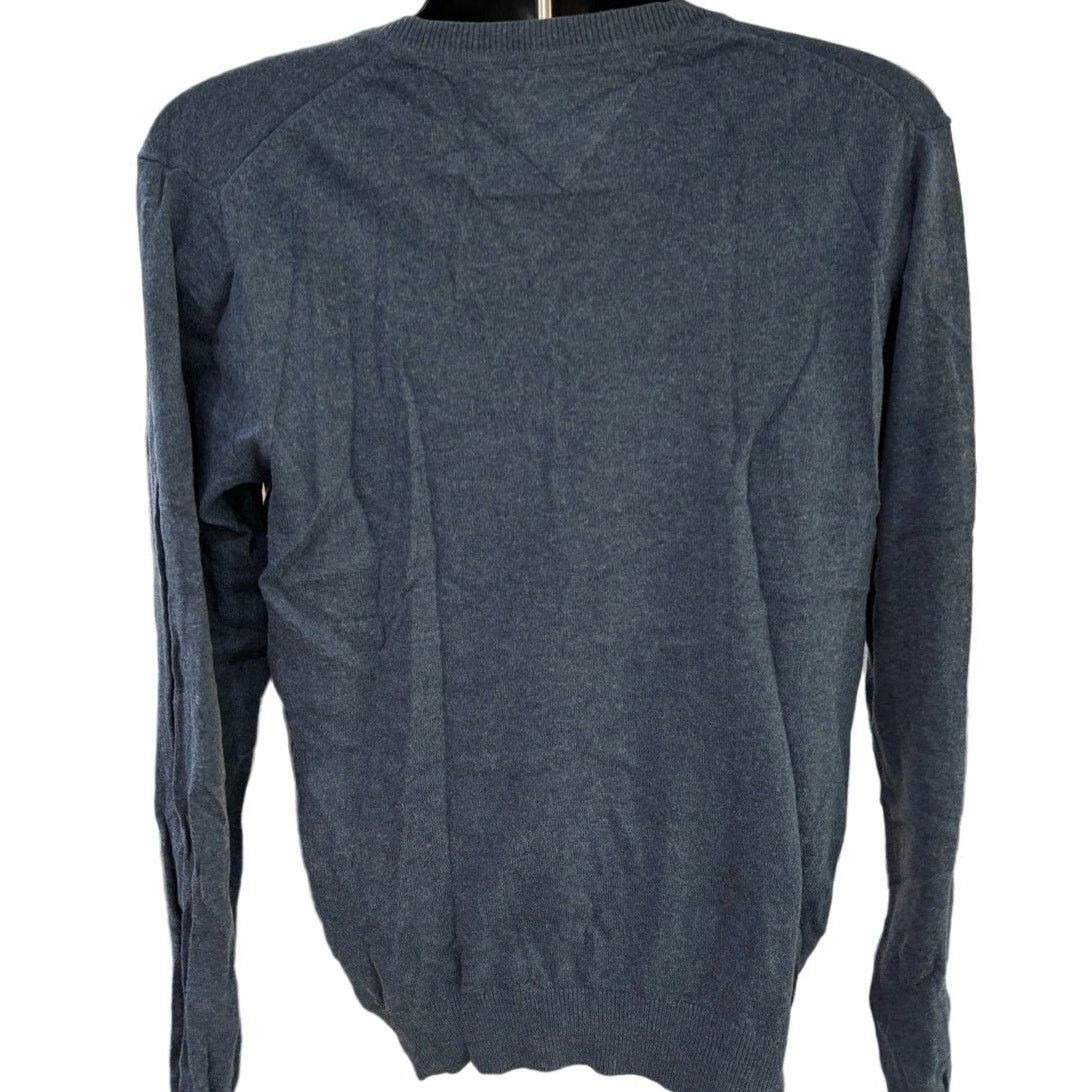 Tommy Hilfiger Tommy Hilfiger Sweater Wool Blue Size Medium Size US M / EU 48-50 / 2 - 2 Thumbnail