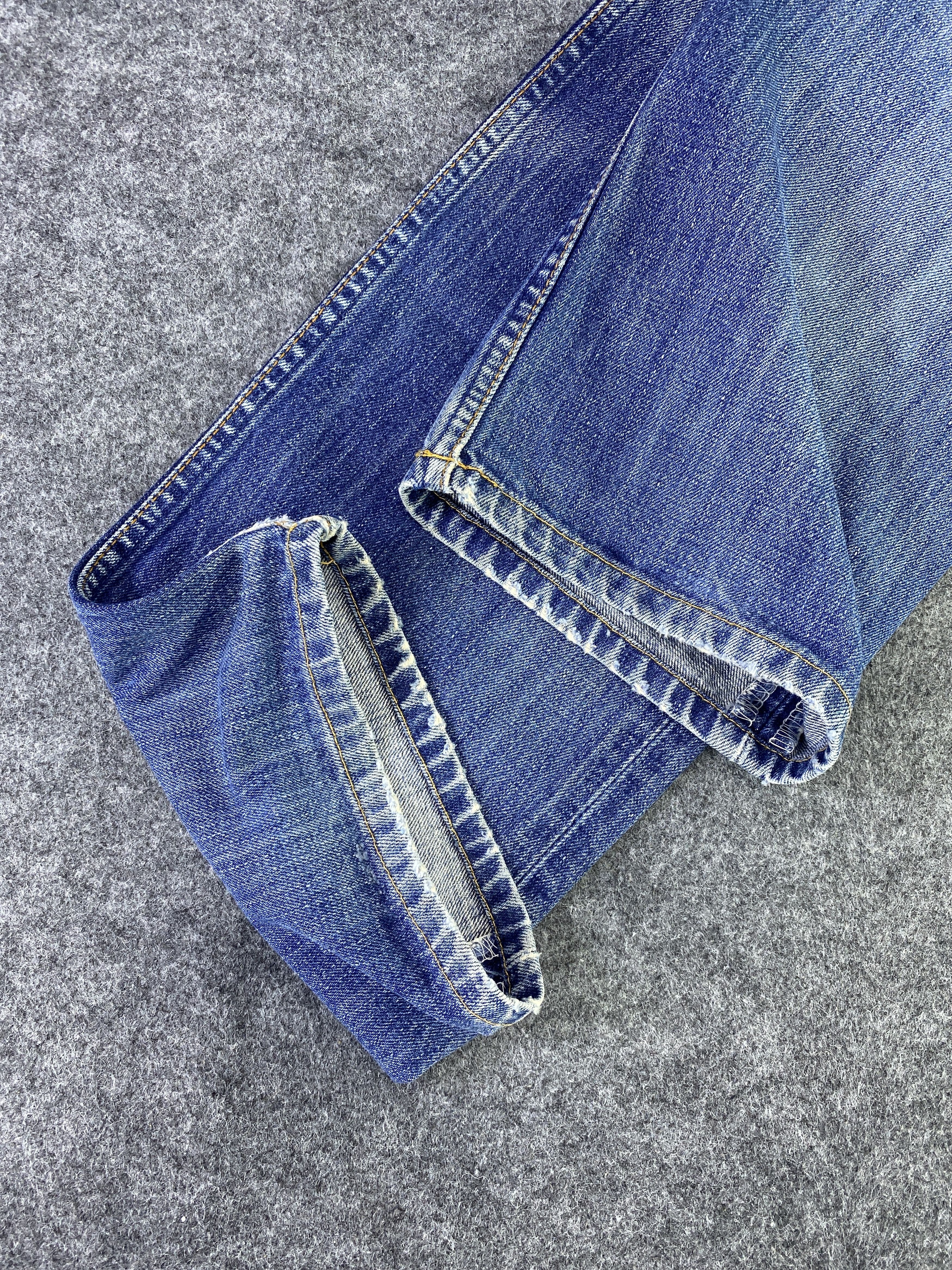 Levi's Vintage Levi's 502 Distresses Blue Wash Jeans - J881 Size US 32 / EU 48 - 12 Thumbnail